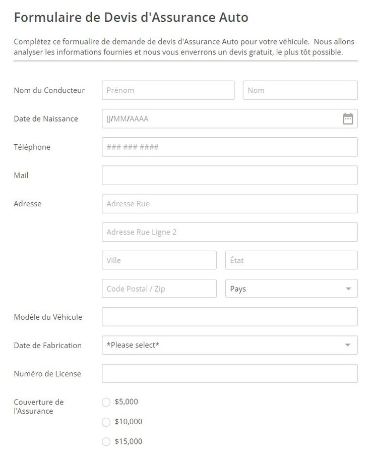 devis assurance